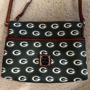 Dooney and Bourke Green Bay Packer cross body bag.